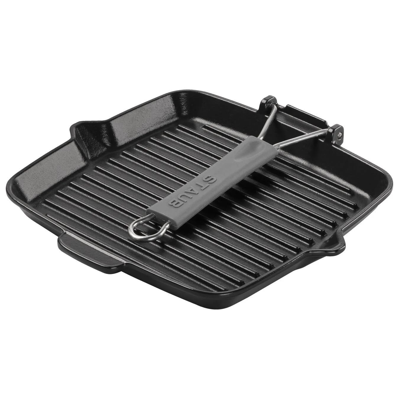 Staub Grillpfanne 24 X 24 Cm, Gusseisen, Schwarz 2 Staub Grillpfanne 24 X 24 Cm, Gusseisen, Schwarz – Bild 2