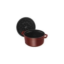 Staub Cocotte 22 Cm, Rund, Grenadine-Rot, Gusseisen 7 Staub Cocotte 22 Cm, Rund, Grenadine-Rot, Gusseisen -Messer Verkaufsgeschäft 40509 355 0 5 1