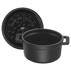 Staub Cocotte 12 Cm, Rund, Schwarz, Gusseisen 10 Staub Cocotte 12 Cm, Rund, Schwarz, Gusseisen -Messer Verkaufsgeschäft 40509 471 0 000000882