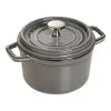 Staub Cocotte 16 Cm, Rund, Graphit-Grau, Gusseisen
