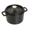 Staub Cocotte 16 Cm, Rund, Schwarz, Gusseisen