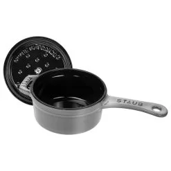 Staub Stieltopf 10 Cm, Gusseisen, Graphit-Grau -Messer Verkaufsgeschäft 40509 536 0 6