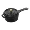 Staub Mini Stieltopf 10 Cm, Gusseisen, Schwarz