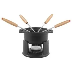 Staub Mini Fondue Set 10 Cm, Schwarz -Messer Verkaufsgeschäft 40509 587 0 000000875