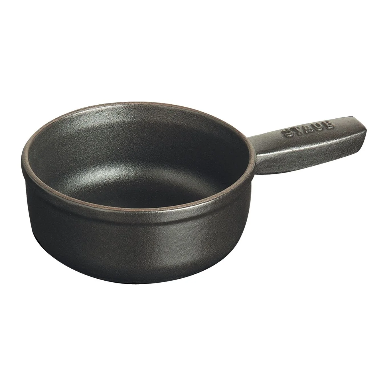 Staub Fondue Topf 12 Cm, Schwarz 2 Staub Fondue Topf 12 Cm, Schwarz – Bild 2