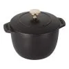 Staub Reis-Cocotte 16 Cm, Rund, Schwarz, Gusseisen
