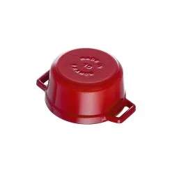 Staub Mini Cocotte 10 Cm, Rund, Kirsch-Rot, Gusseisen -Messer Verkaufsgeschäft 40509 799 0 4