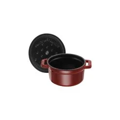 Staub Mini Cocotte 10 Cm, Rund, Grenadine-Rot, Gusseisen -Messer Verkaufsgeschäft 40509 805 0 5