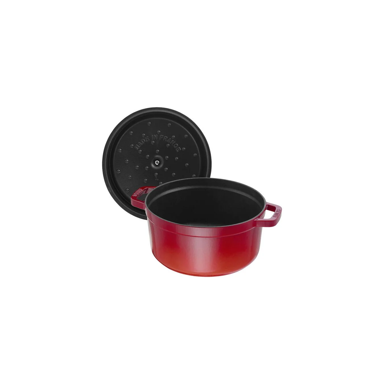 Staub Cocotte 18 Cm, Rund, Kirsch-Rot, Gusseisen 6 Staub Cocotte 18 Cm, Rund, Kirsch-Rot, Gusseisen – Bild 6