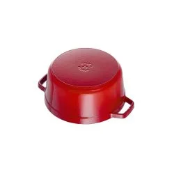 Staub Cocotte 18 Cm, Rund, Kirsch-Rot, Gusseisen 10 Staub Cocotte 18 Cm, Rund, Kirsch-Rot, Gusseisen -Messer Verkaufsgeschäft 40509 814 0 6