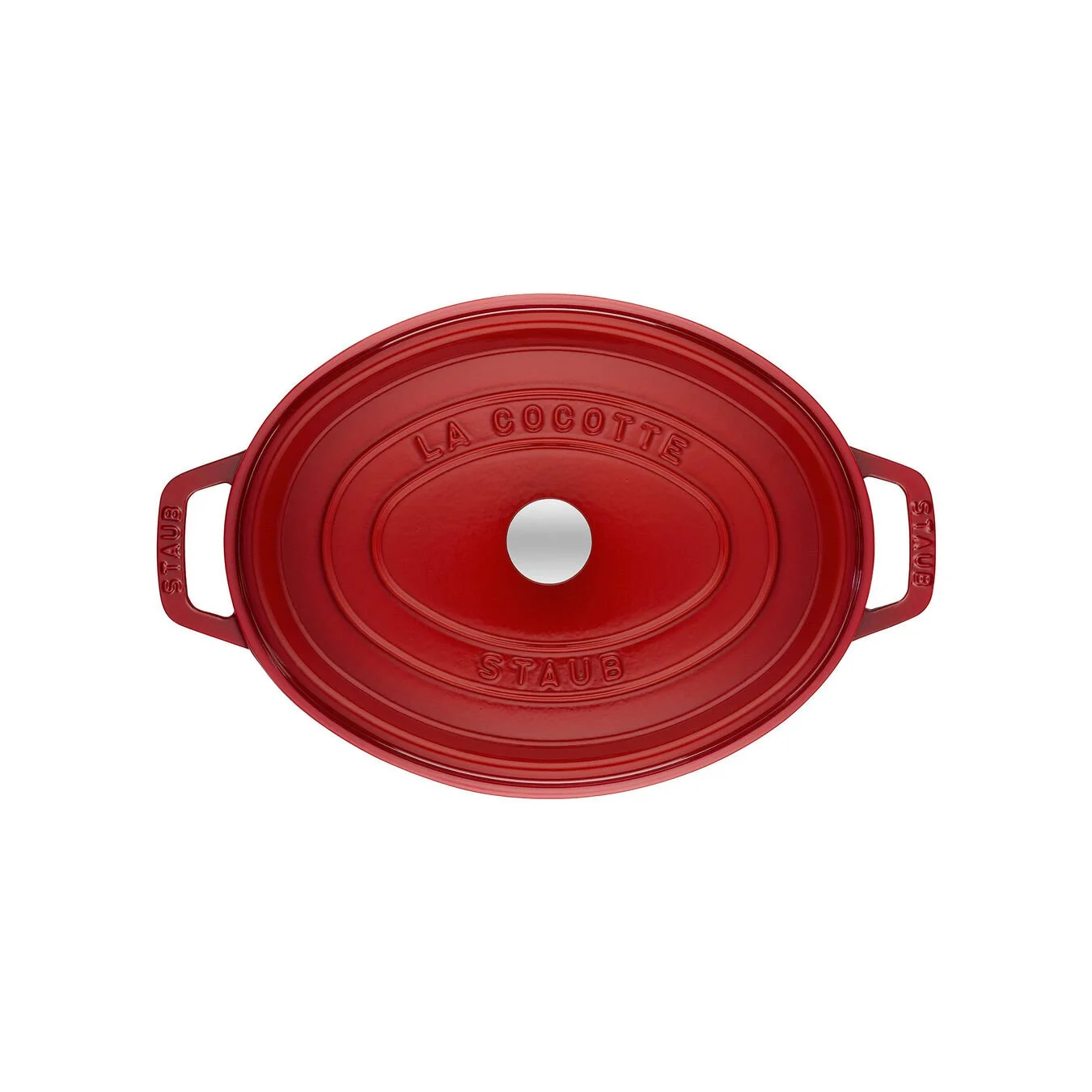 Staub Cocotte 23 Cm, Oval, Kirsch-Rot, Gusseisen 2 Staub Cocotte 23 Cm, Oval, Kirsch-Rot, Gusseisen – Bild 2