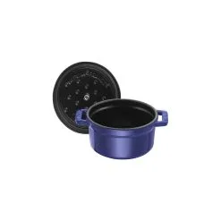 Staub Mini Cocotte 10 Cm, Rund, Dunkelblau, Gusseisen 8 Staub Mini Cocotte 10 Cm, Rund, Dunkelblau, Gusseisen -Messer Verkaufsgeschäft 40510 262 0 5