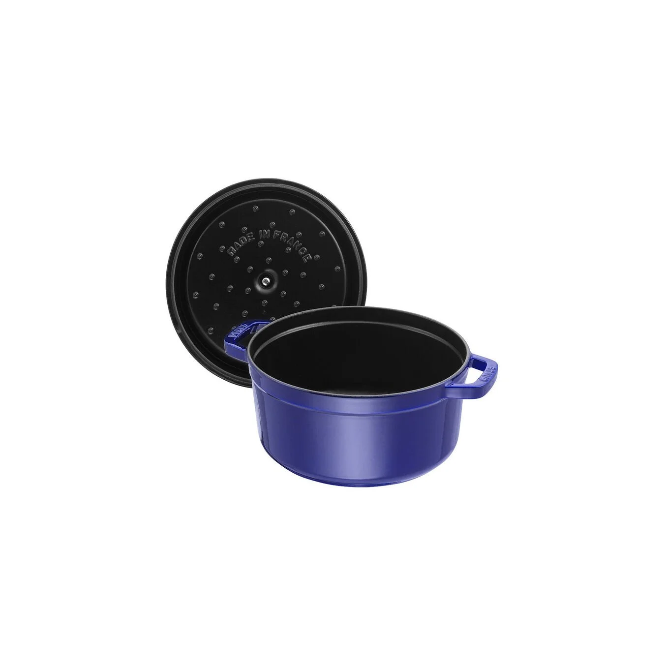 Staub Cocotte 22 Cm, Rund, Dunkelblau, Gusseisen 4 Staub Cocotte 22 Cm, Rund, Dunkelblau, Gusseisen – Bild 4