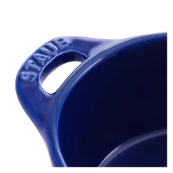 Staub Mini Cocotte 10 Cm, Rund, Dunkelblau, Keramik -Messer Verkaufsgeschäft 40510 786 0 4