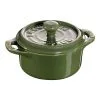 Staub Mini Cocotte 10 Cm, Rund, Basilikum-Grün, Keramik