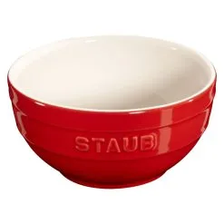 Staub Schüssel 17 Cm, Keramik, Kirsch-Rot