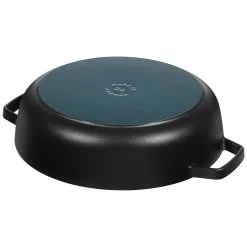 Staub Bräter Mit Chistera Drop-Structure 24 Cm, Gusseisen -Messer Verkaufsgeschäft 40511 473 0 3