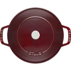 Staub Bräter Mit Chistera Drop-Structure 24 Cm, Gusseisen 10 Staub Bräter Mit Chistera Drop-Structure 24 Cm, Gusseisen -Messer Verkaufsgeschäft 40511 512 0 5