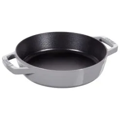 Staub Bratpfanne Mit 2 Griffen 20 Cm, Gusseisen, Graphit-Grau