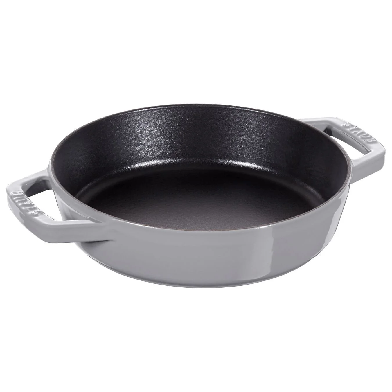 Staub Bratpfanne Mit 2 Griffen 20 Cm, Gusseisen, Graphit-Grau 1 Staub Bratpfanne Mit 2 Griffen 20 Cm, Gusseisen, Graphit-Grau