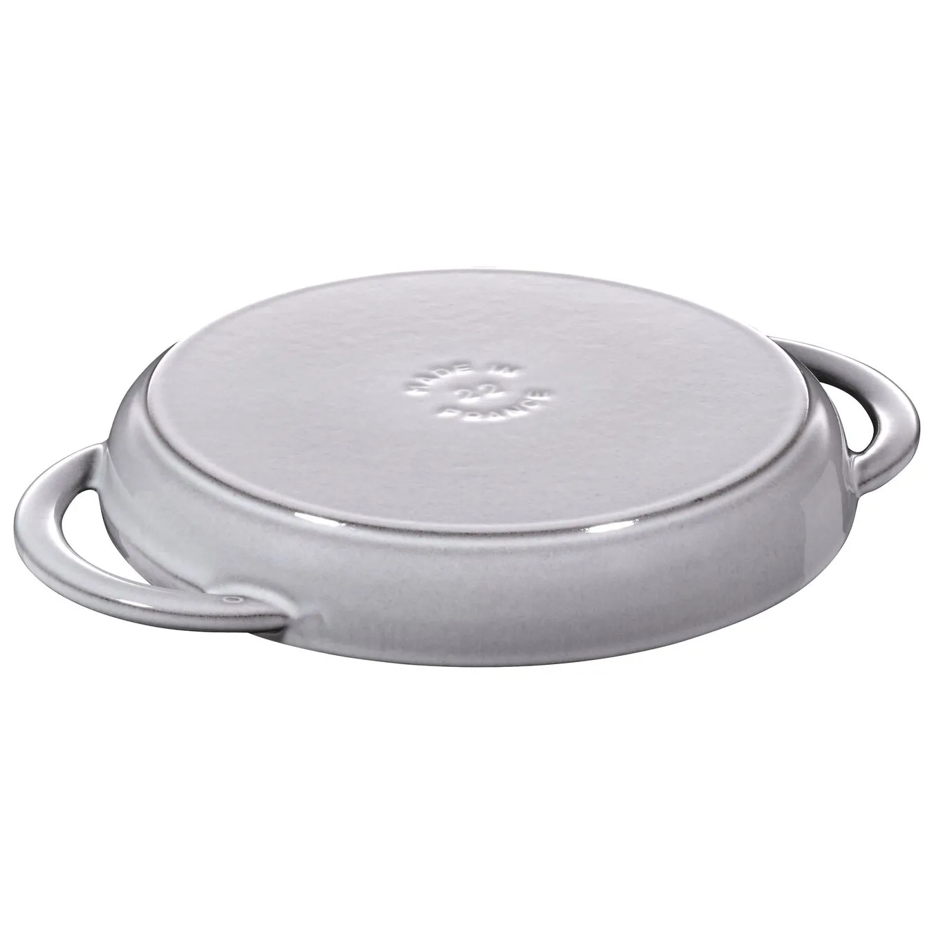Staub Pure Grill 23 Cm, Rund, Graphit-Grau, Gusseisen 2 Staub Pure Grill 23 Cm, Rund, Graphit-Grau, Gusseisen – Bild 2