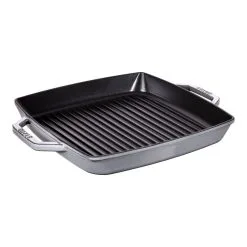 Staub Grillpfanne 33 X 33 Cm, Gusseisen, Graphit-Grau