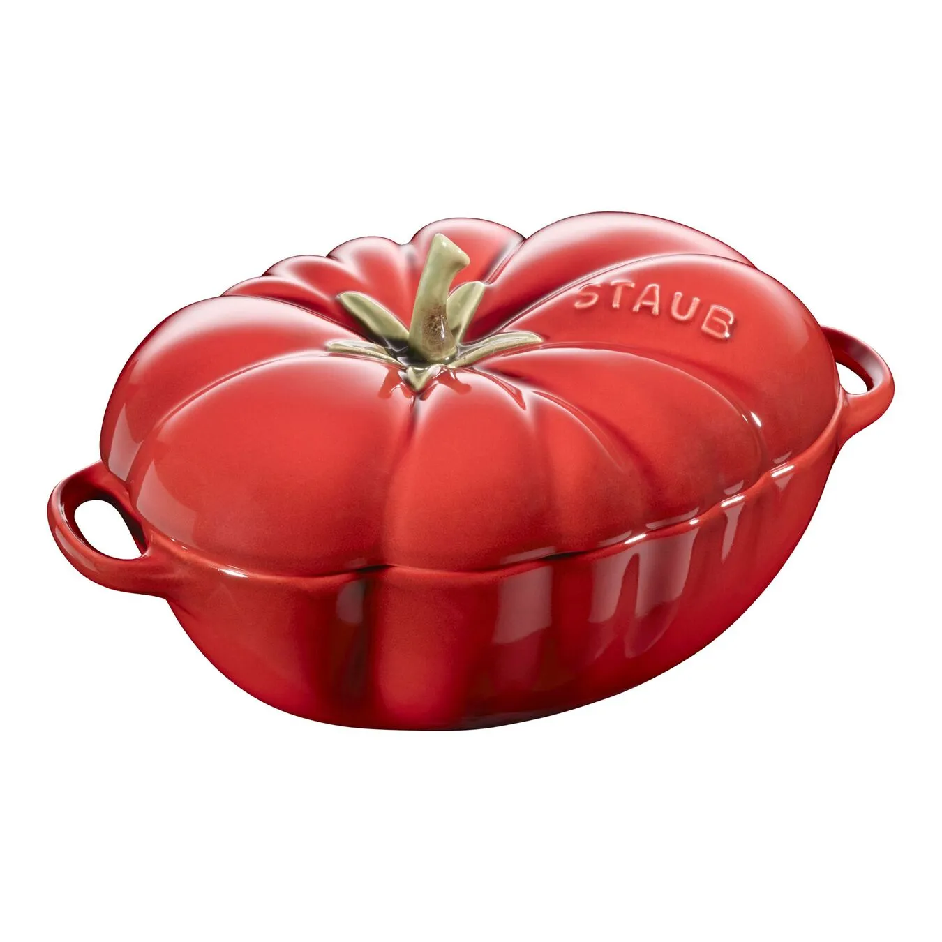Staub Cocotte 16 Cm, Tomate, Kirsch-Rot, Keramik 1 Staub Cocotte 16 Cm, Tomate, Kirsch-Rot, Keramik