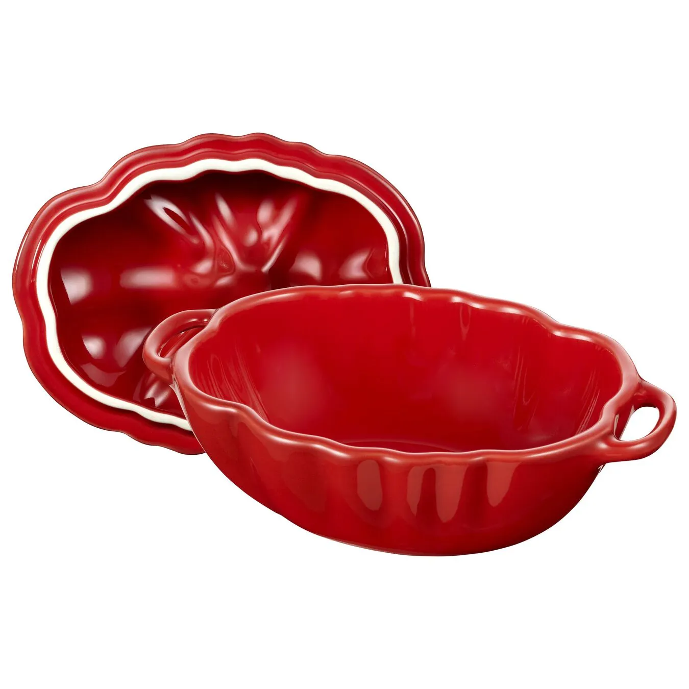 Staub Cocotte 16 Cm, Tomate, Kirsch-Rot, Keramik 2 Staub Cocotte 16 Cm, Tomate, Kirsch-Rot, Keramik – Bild 2