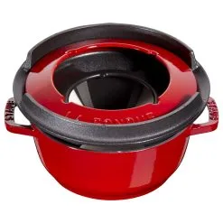 Staub Fondue Set 16 Cm, Kirsch-Rot -Messer Verkaufsgeschäft 40511 973 0 1