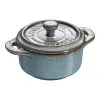 Staub Mini Cocotte 10 Cm, Rund, Antik-Türkis, Keramik