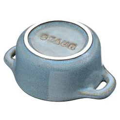 Staub Mini Cocotte 10 Cm, Rund, Antik-Türkis, Keramik -Messer Verkaufsgeschäft 40512 000 0 5