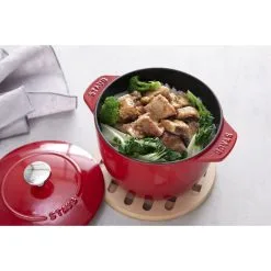 Staub Reis-Cocotte 16 Cm, Rund, Kirsch-Rot, Gusseisen 11 Staub Reis-Cocotte 16 Cm, Rund, Kirsch-Rot, Gusseisen -Messer Verkaufsgeschäft 424409817