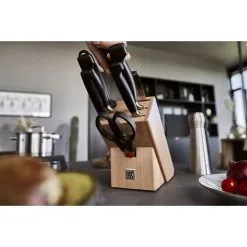 Zwilling Messerblockset 8-tlg, Natur -Messer Verkaufsgeschäft 424415690