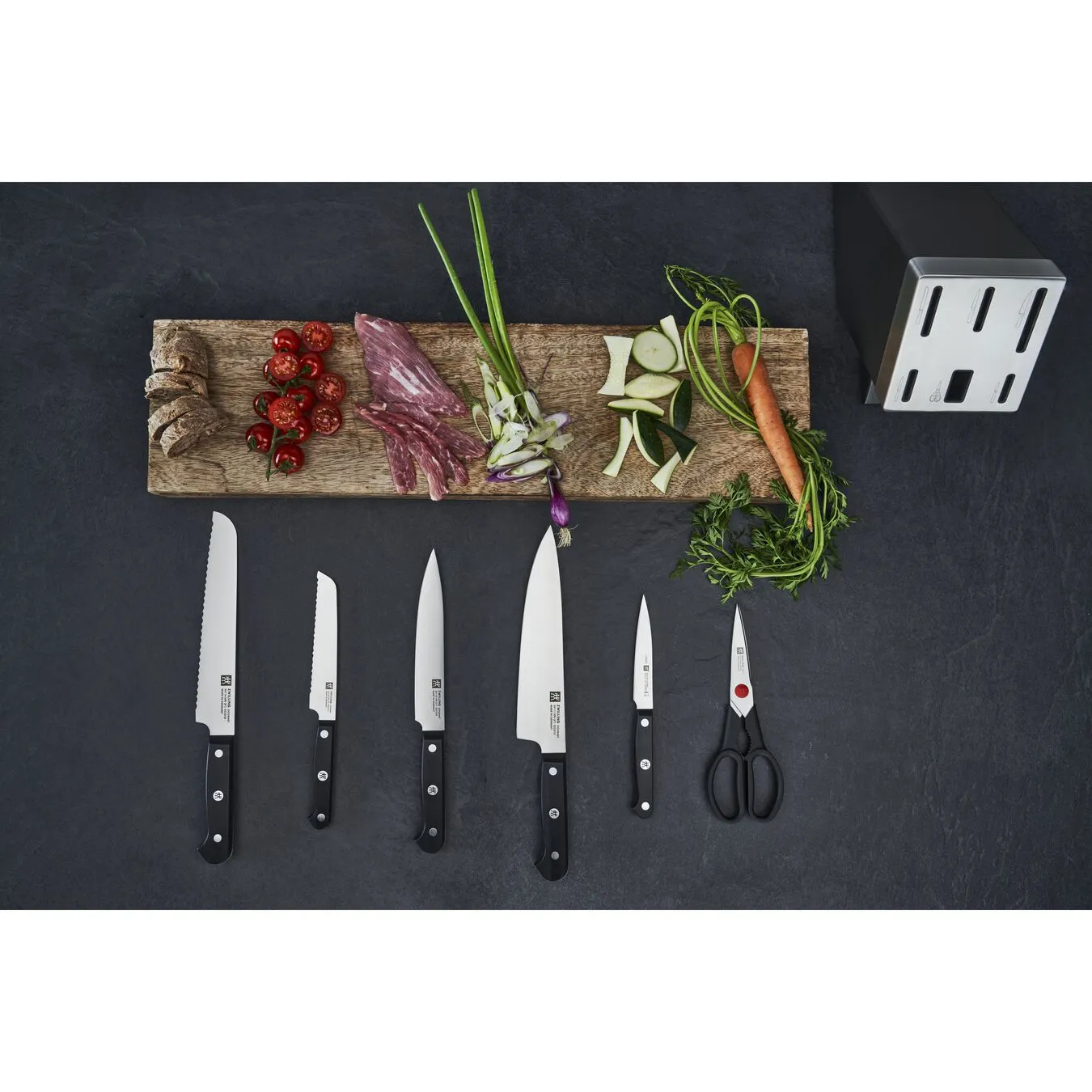 Zwilling Messerblockset Mit KiS Technologie 7-tlg, Rot 3 Zwilling Messerblockset Mit KiS Technologie 7-tlg, Rot – Bild 3