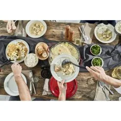 Staub Cocotte 28 Cm, Rund, Kirsch-Rot, Gusseisen -Messer Verkaufsgeschäft 424418232