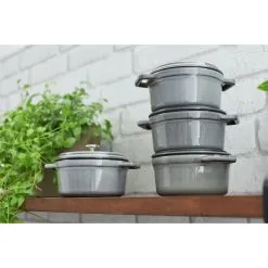 Staub Cocotte 16 Cm, Rund, Graphit-Grau, Gusseisen 8 Staub Cocotte 16 Cm, Rund, Graphit-Grau, Gusseisen -Messer Verkaufsgeschäft 750032233 1