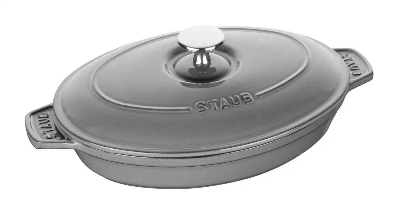Staub Ofenform Mit Deckel 23 Cm, Gusseisen 1 Staub Ofenform Mit Deckel 23 Cm, Gusseisen